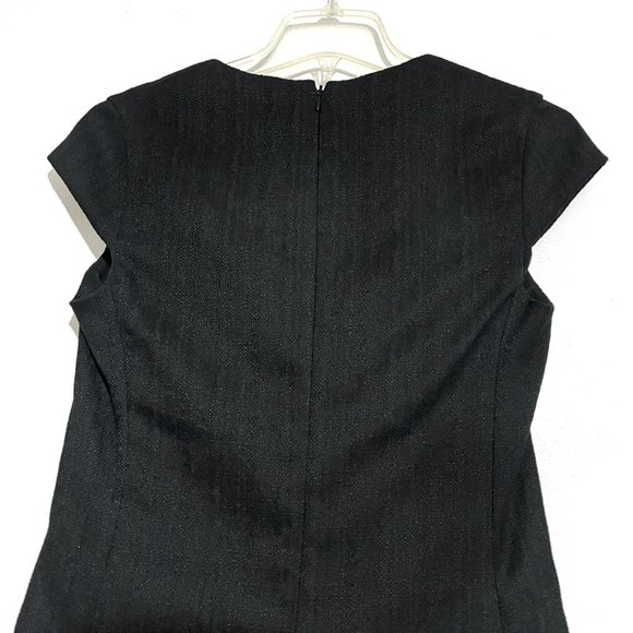 L'Agence Notch Neck Cap Sleeve Sheath Dress - Picture 8 of 14